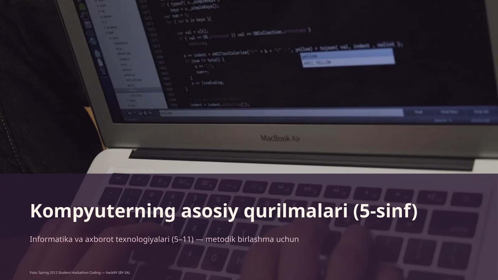Kompyuterning asosiy qurilmalari (5-sinf)
