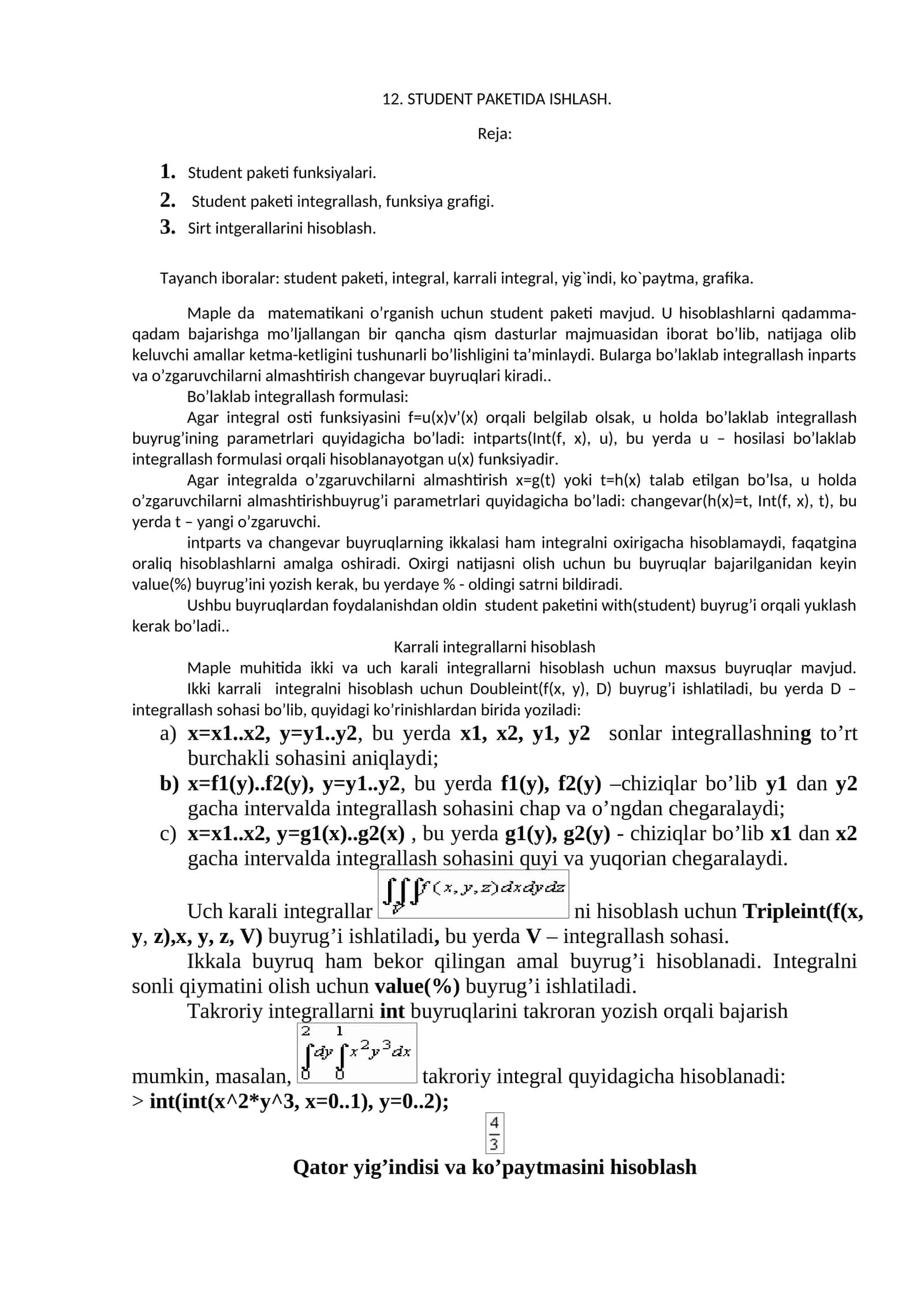 Student Paketi