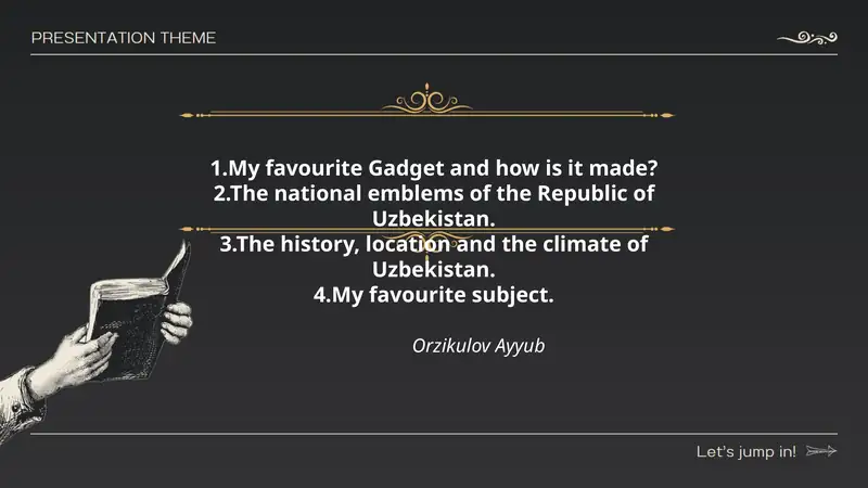 My favourite subject