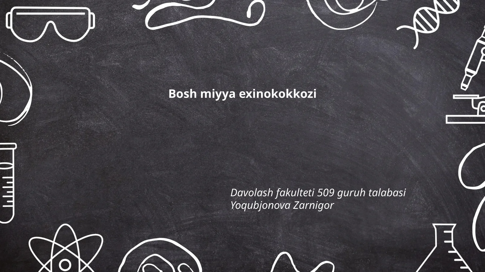 Bosh miyya exinokokkozi