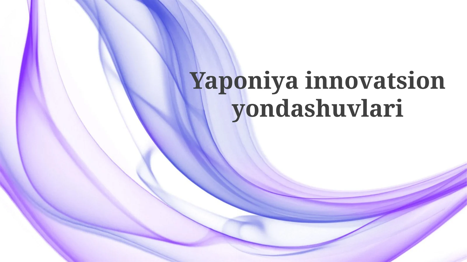 Yaponiya innovatsiya modeli