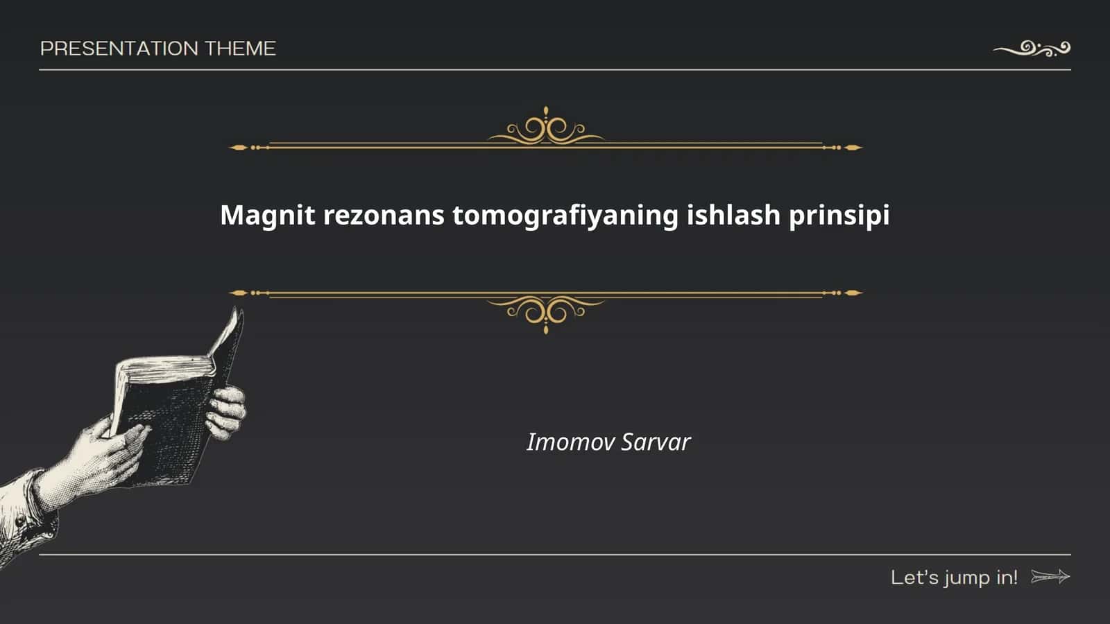 Magnit rezonans tomografiyaning ishlash prinsipi