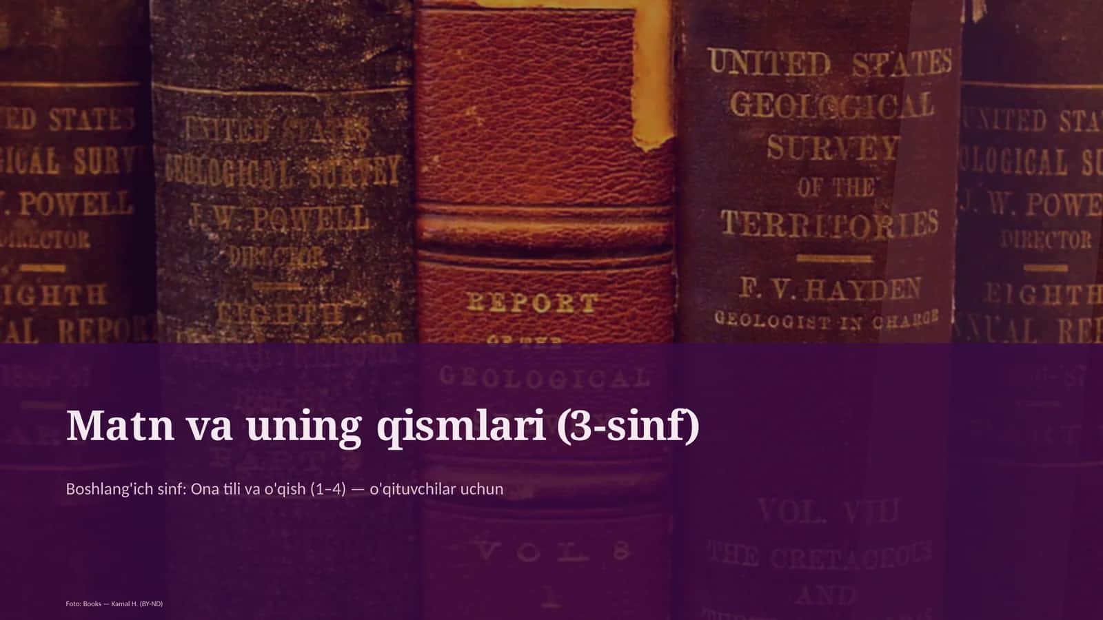 Matn va uning qismlari (3-sinf)