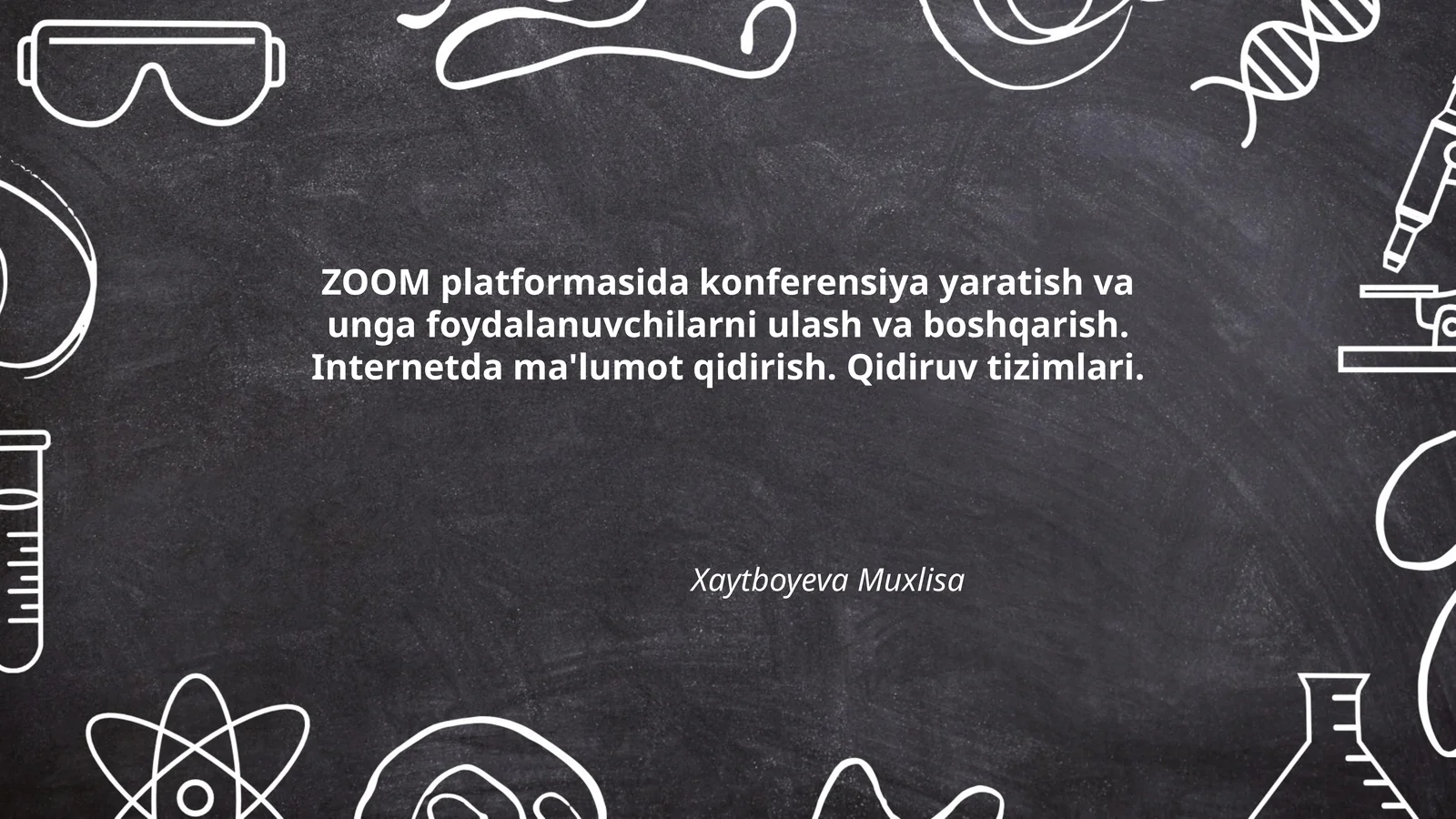 Zoom platformasida konferensiya yaratish