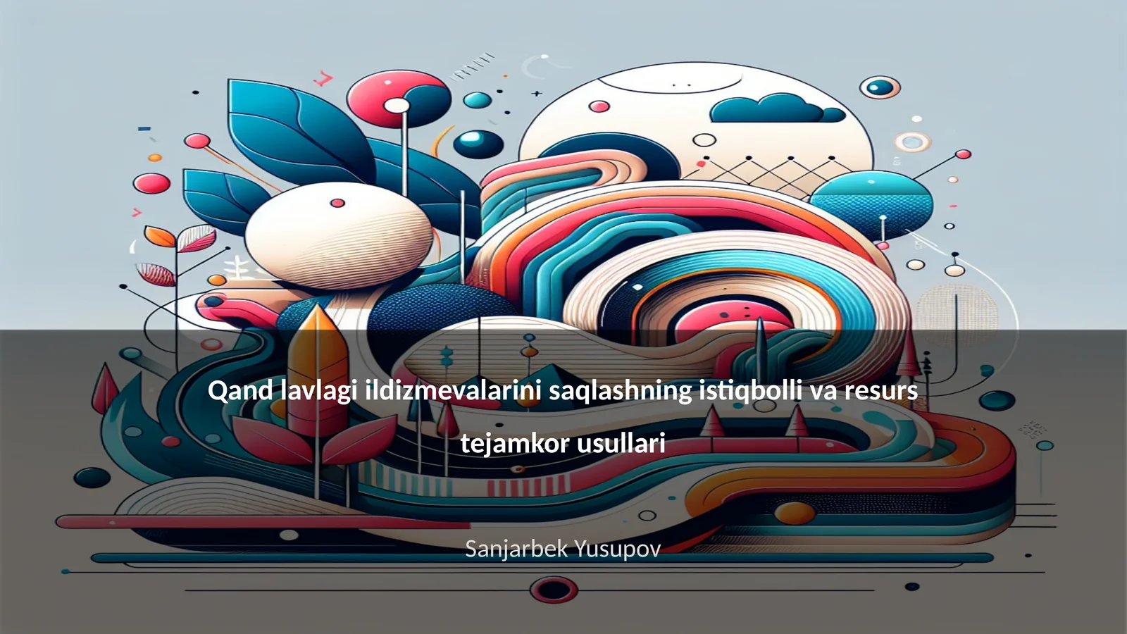 Qand lavlagi ildizmevalarini saqlashning istiqbolli va resurs tejamkor usullari