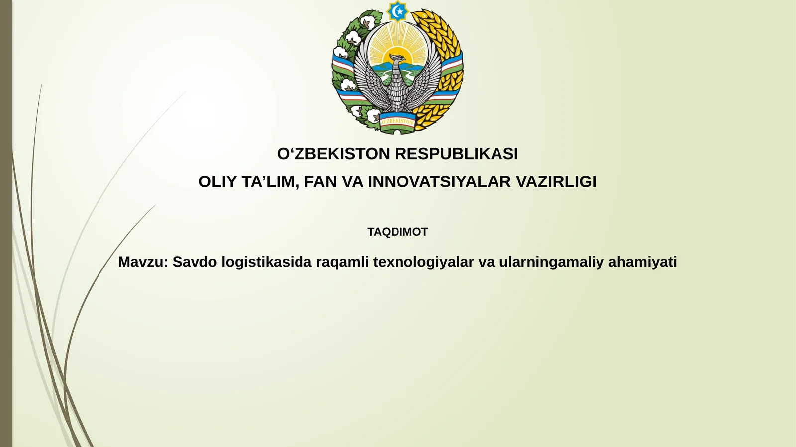 Raqamli texnologiyalarning savdo logistikasidagi ahamiyati va rivojlanish tarixi