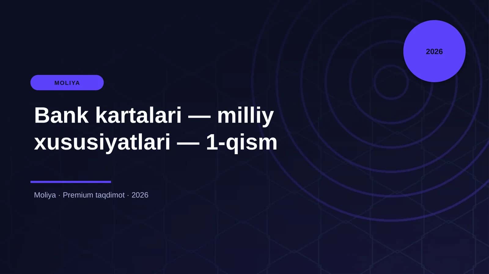 Bank kartalari — milliy xususiyatlari — 1-qism