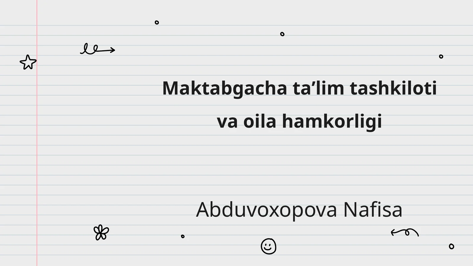 Maktabgacha taʼlim tashkiloti va oila hamkorligi