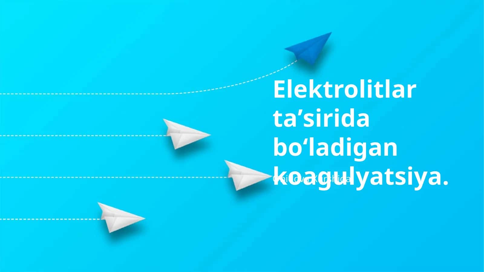 Turli Elektrolitlarning Koagulyatsiyaga Ta'siri
