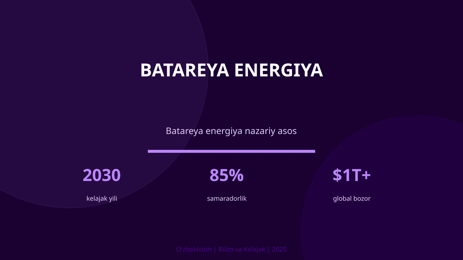Batareya energiya