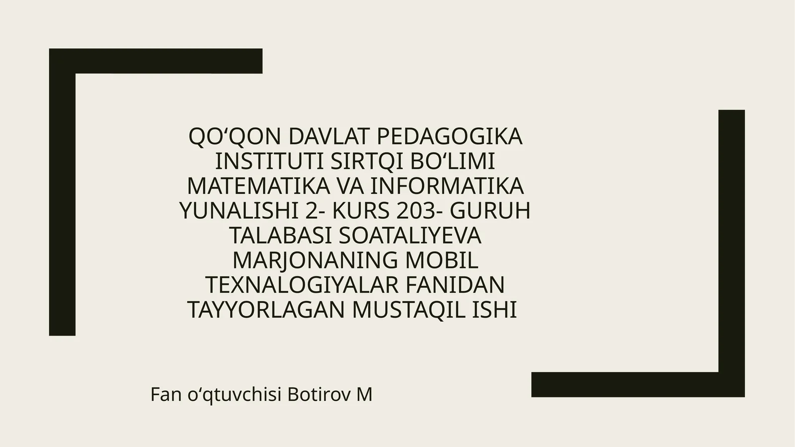 GoodBarber dasturida mobil ilova yaratish