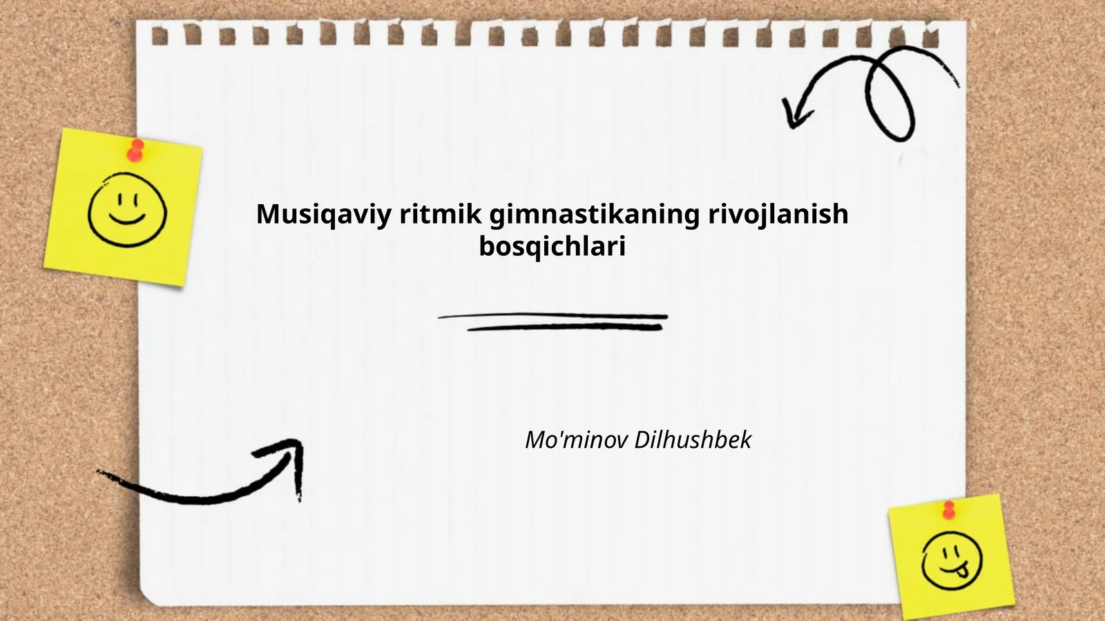 Musiqaviy ritmik gimnastikaning rivojlanish bosqichlari