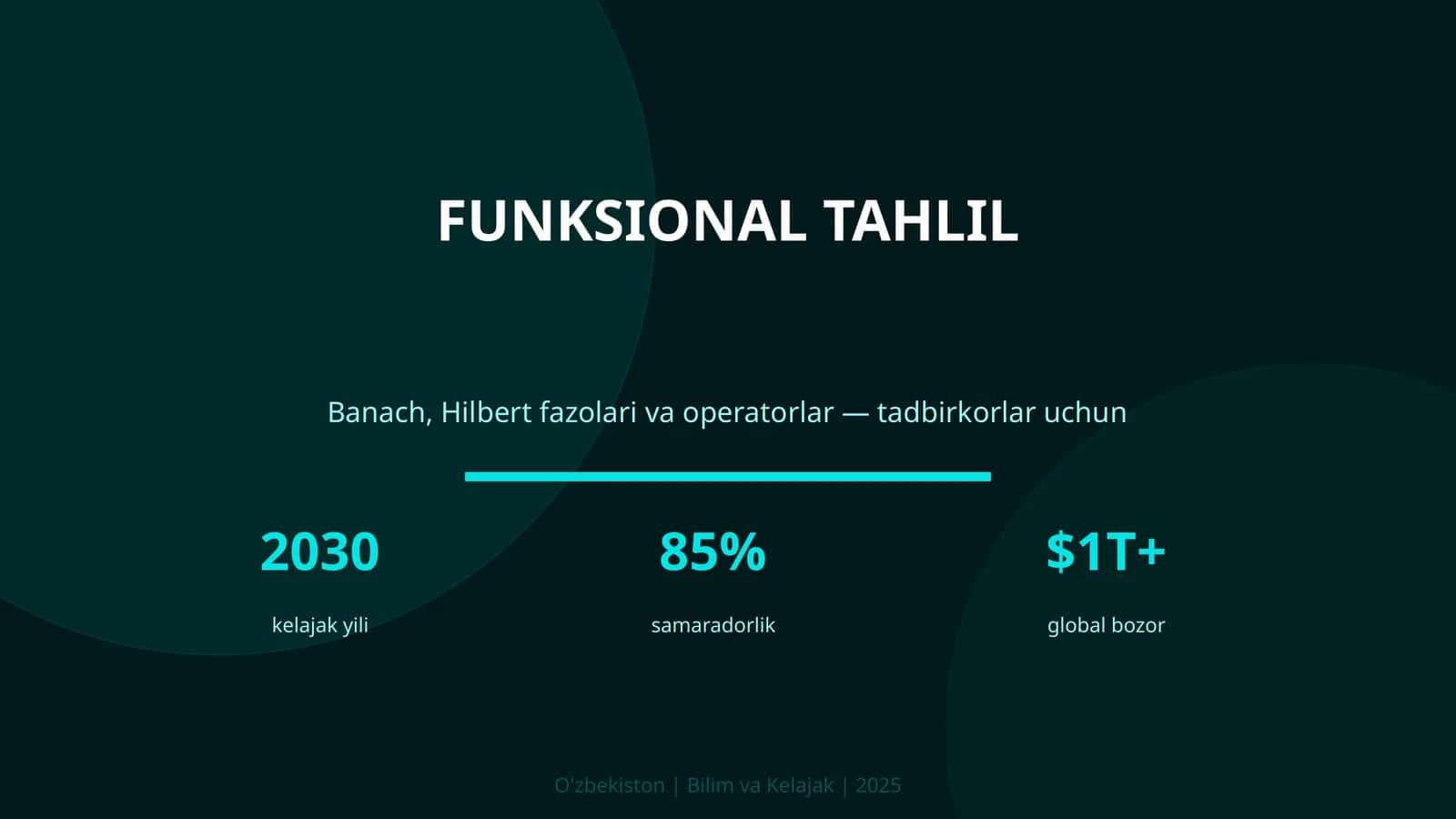 FUNKSIONAL TAHLIL