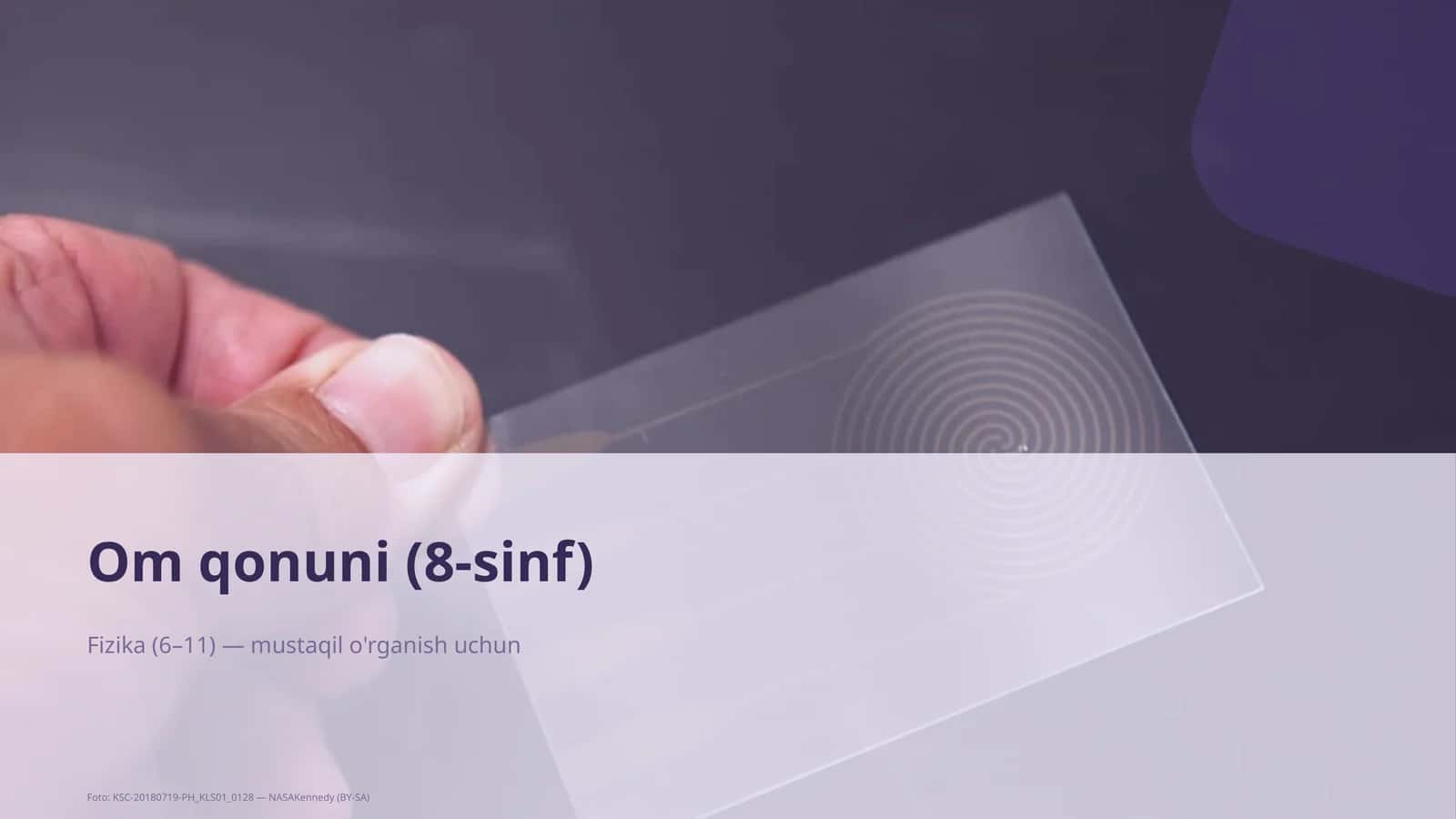 Om qonuni (8-sinf)