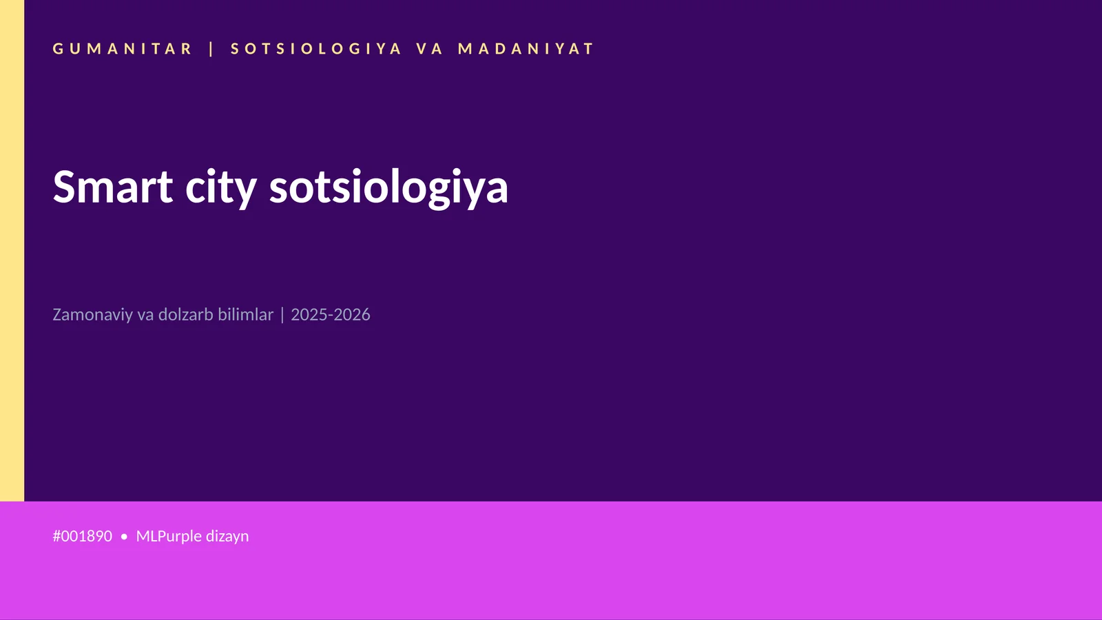 Smart city sotsiologiya
