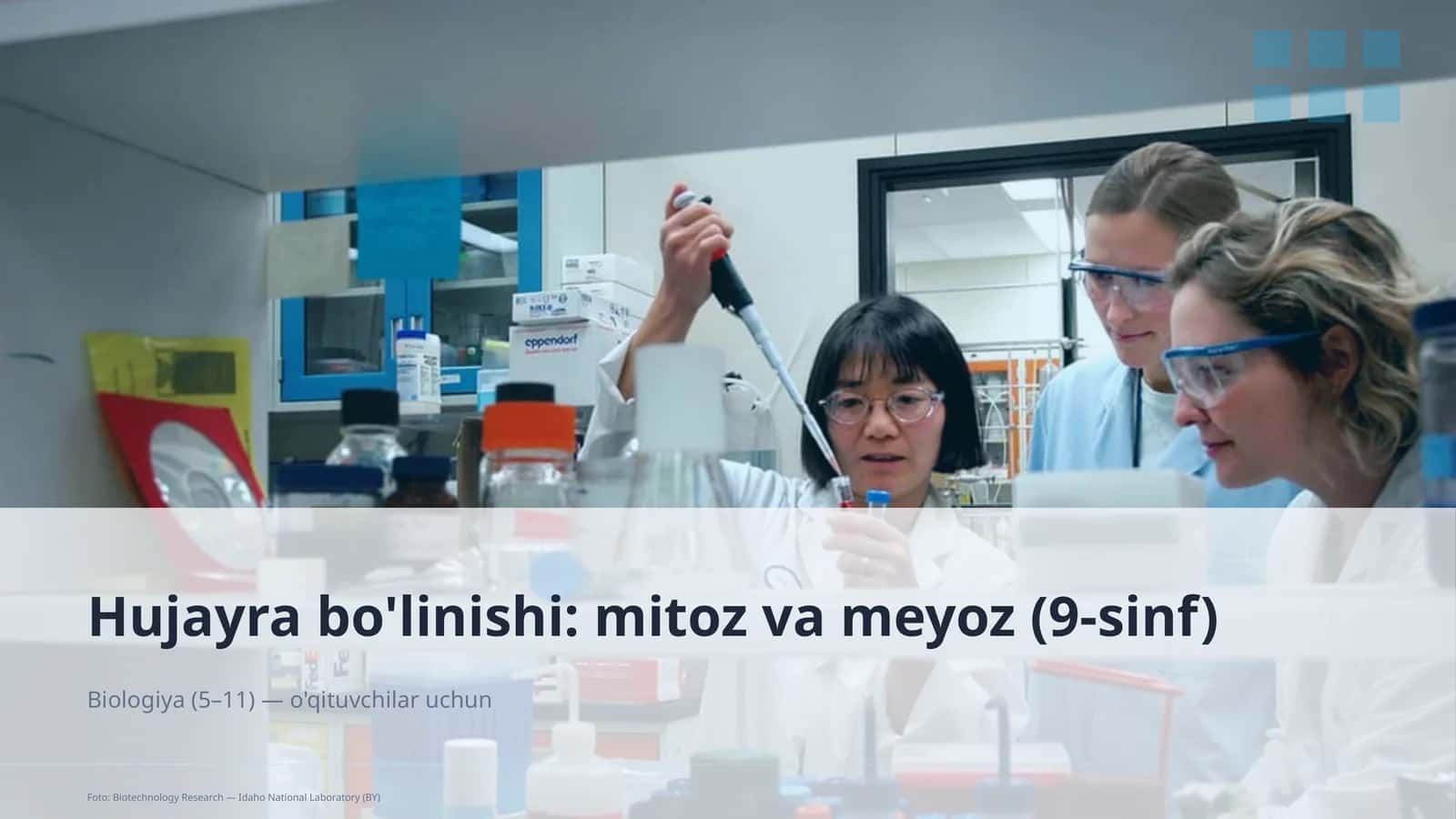 Hujayra bo'linishi: mitoz va meyoz (9-sinf)