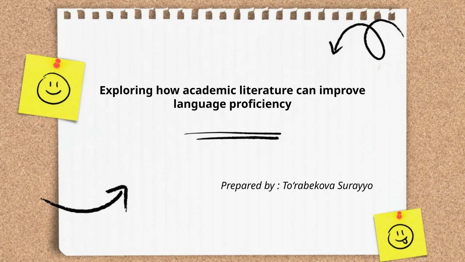 Exploring how academic literature can improve language proficiency