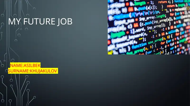 My Future Job