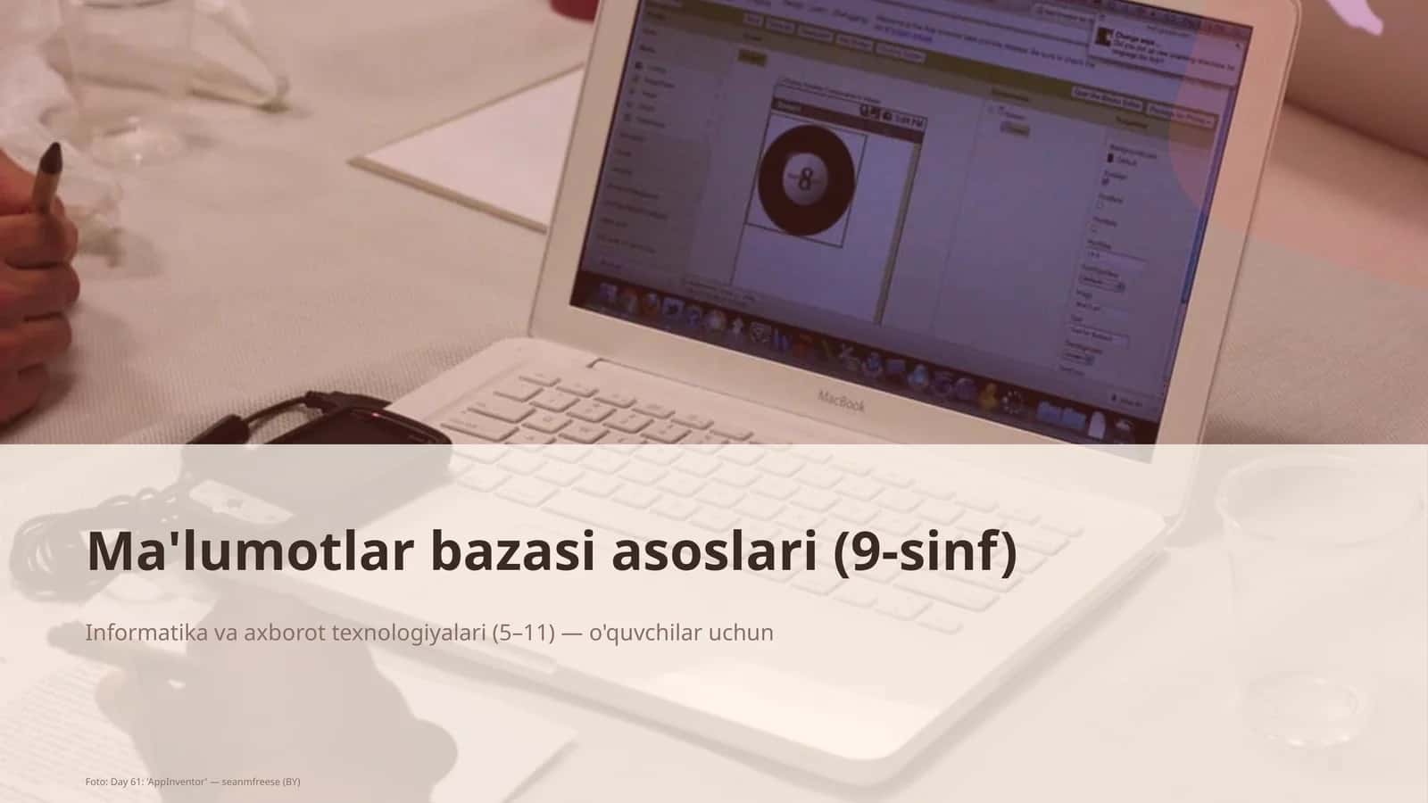 Ma'lumotlar bazasi asoslari (9-sinf)