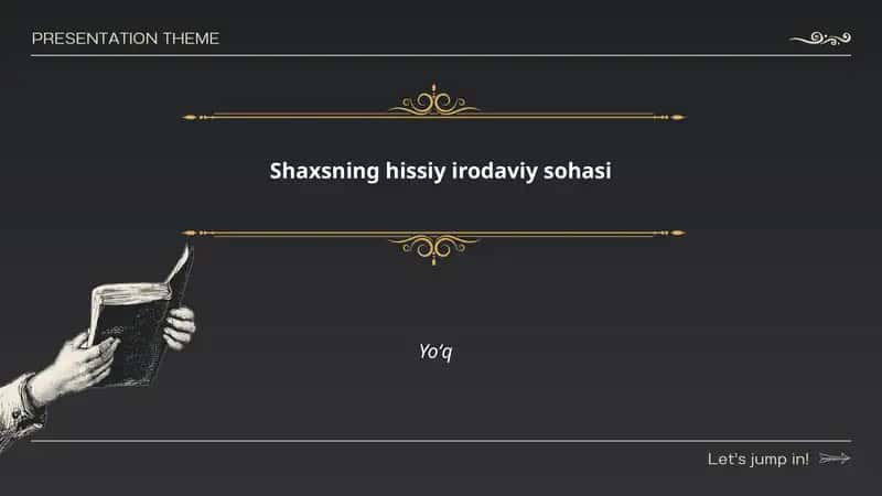 Hissiy-irodaviy sohaning nazariy asoslari