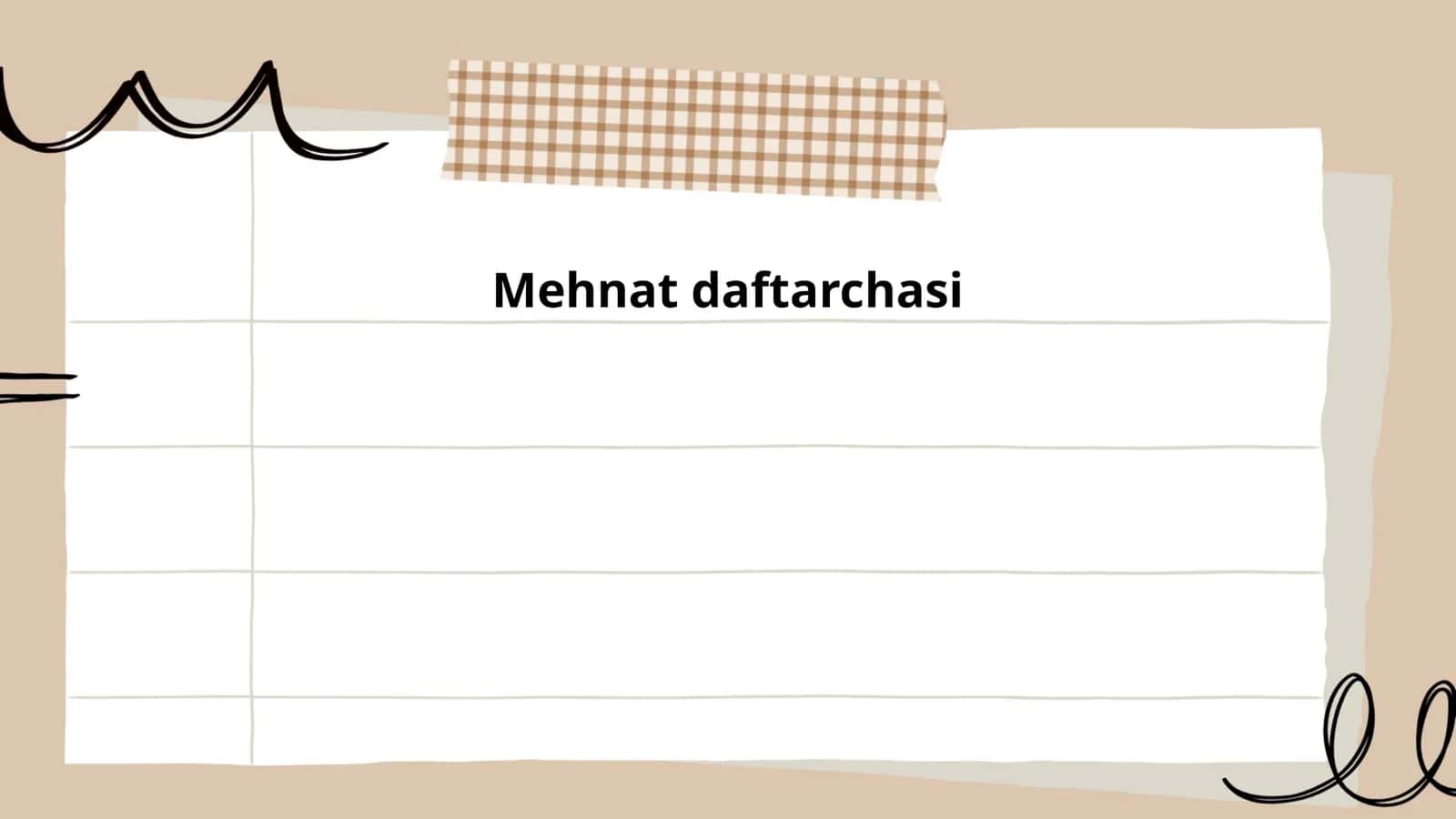 Mehnat daftarchasi