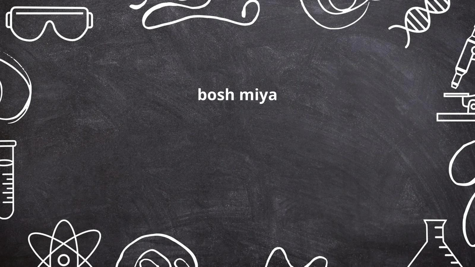 Bosh miya anatomiyasi