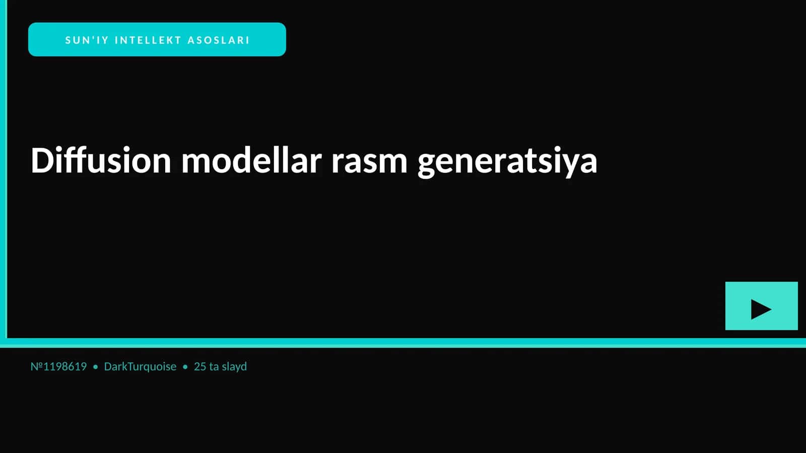 SUN'IY INTELLEKT ASOSLARI