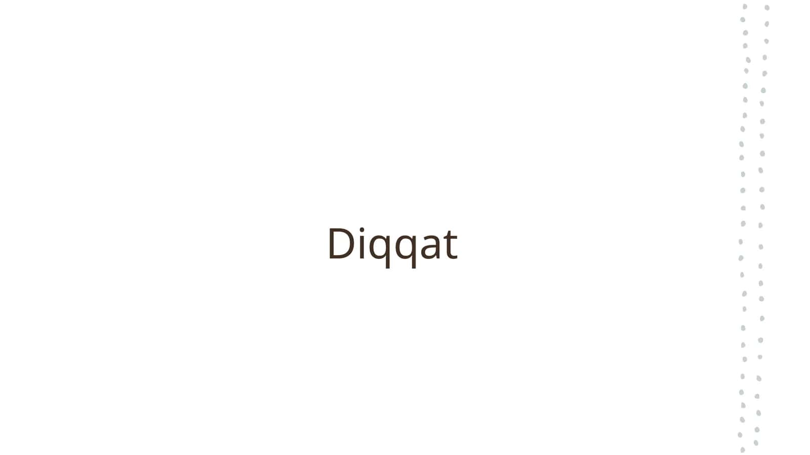 Diqqat