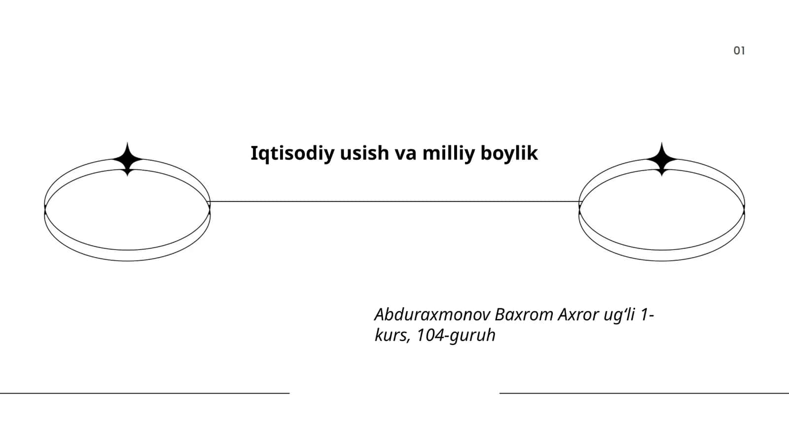 Iqtisodiy usish va milliy boylik