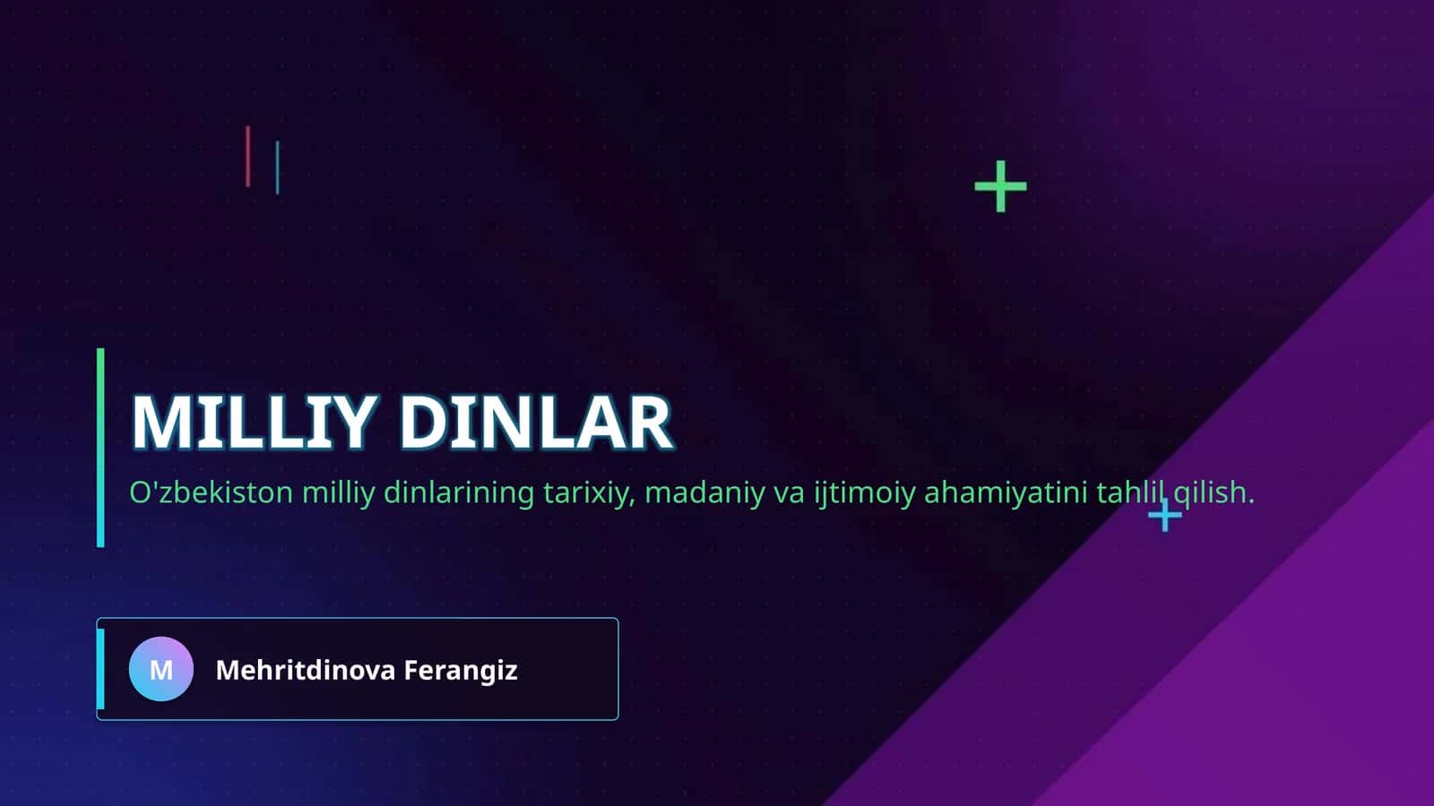 Milliy dinlar