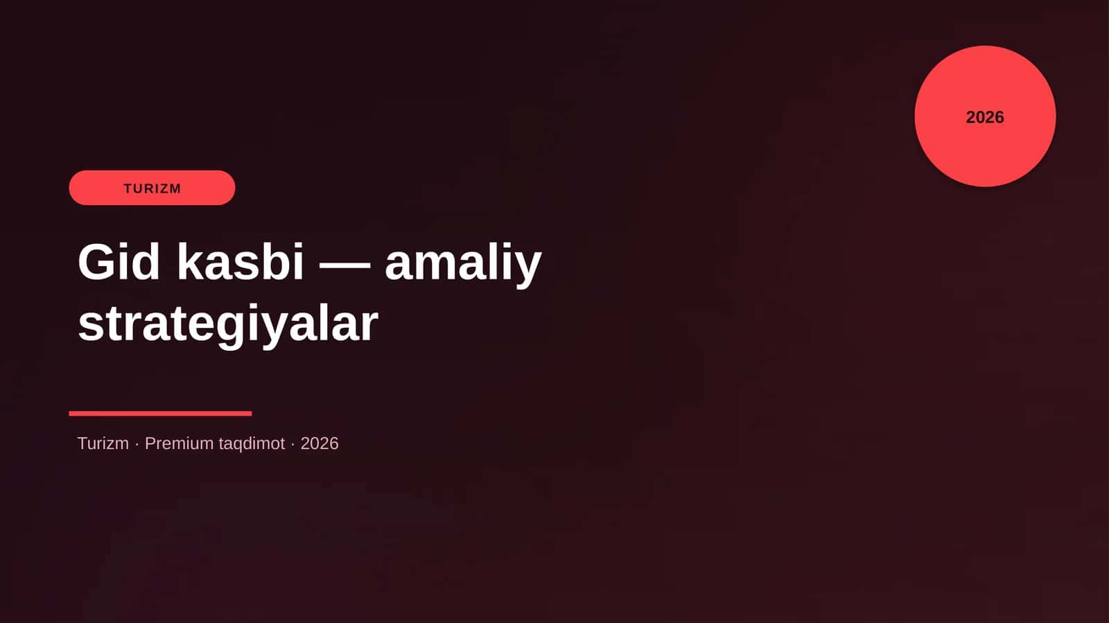Gid kasbi — amaliy strategiyalar