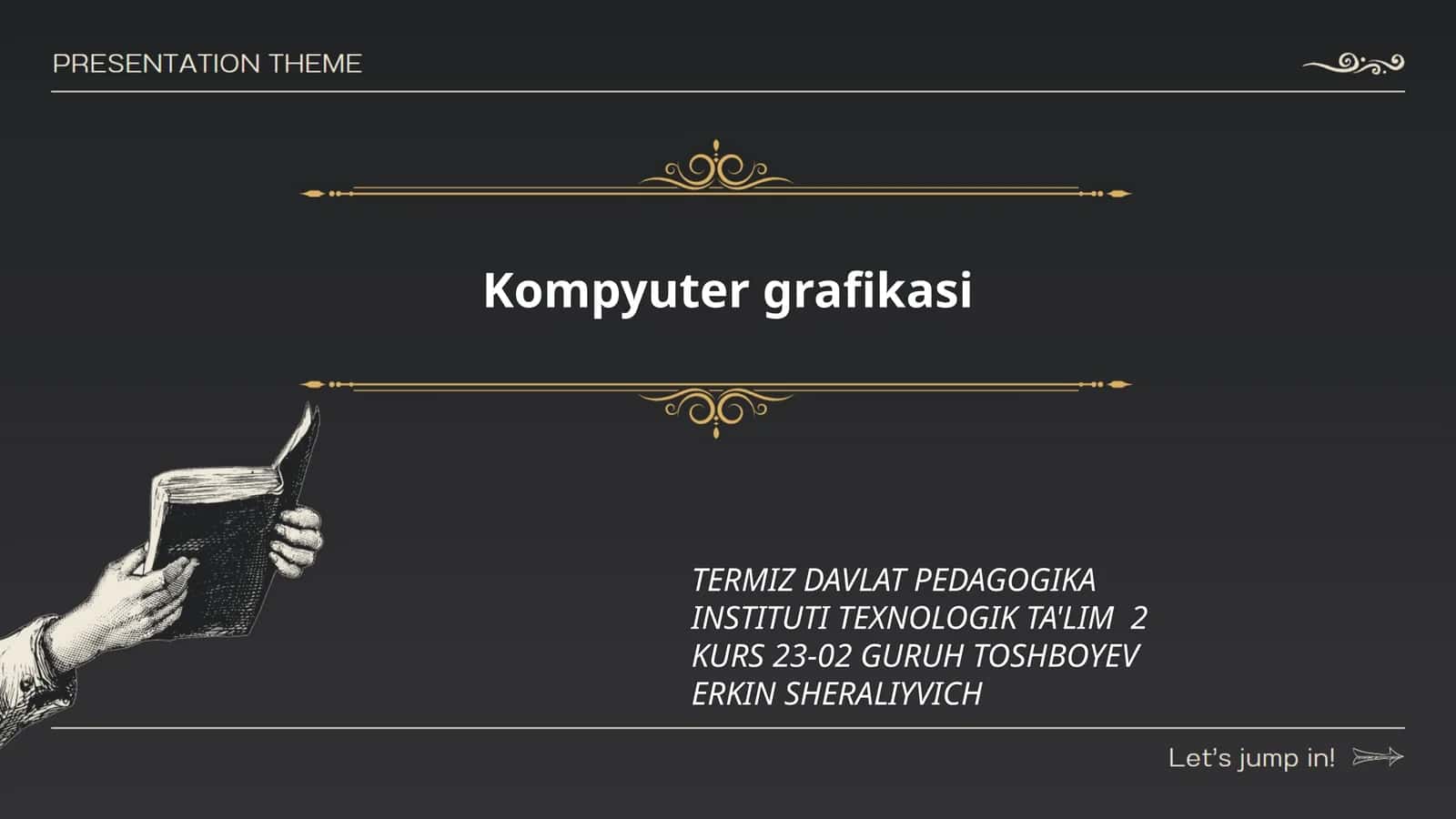 Kompyuter grafikasi asoslari