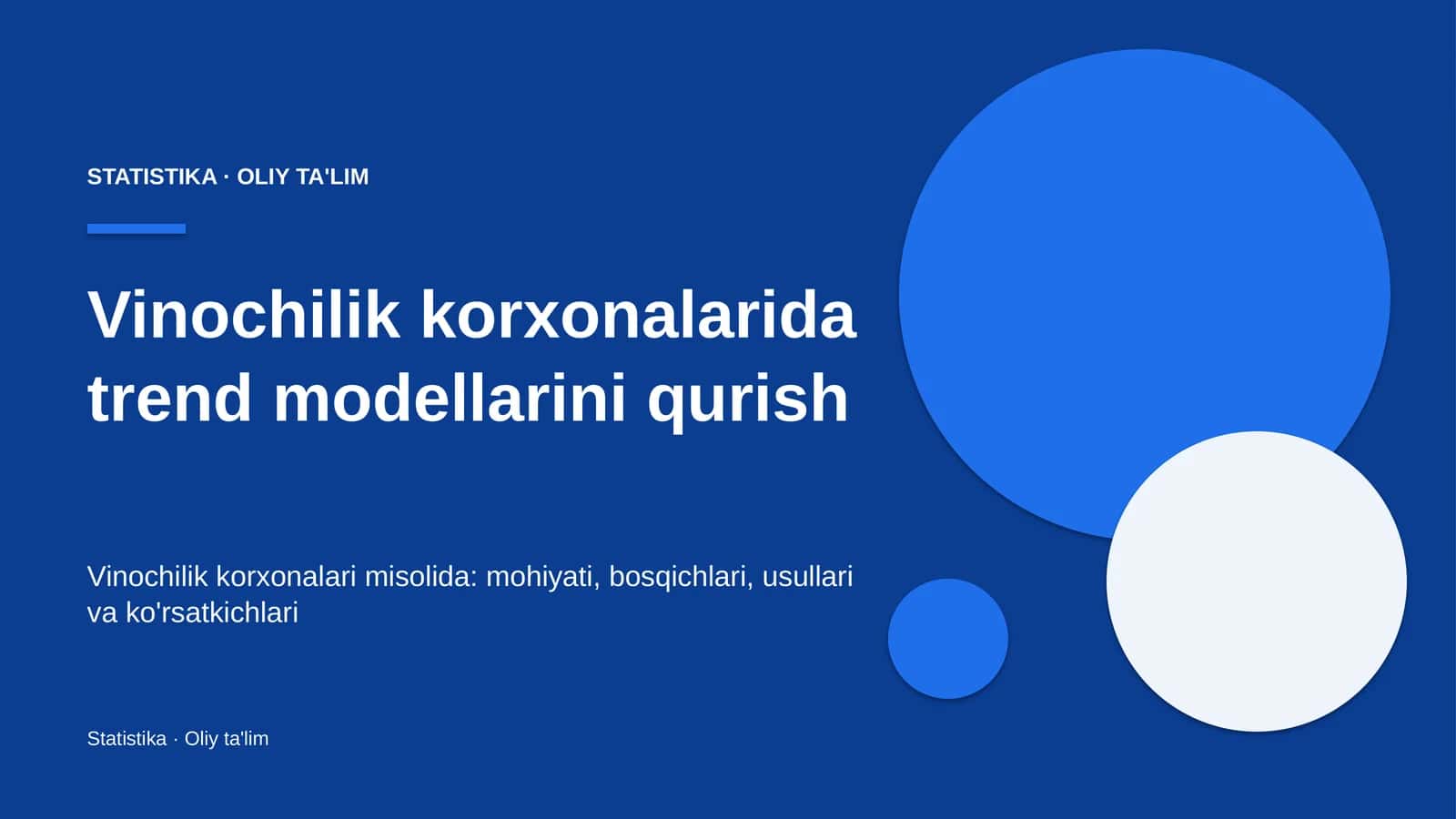 vinochilik korxonalarida trend modellarini qurish 1736