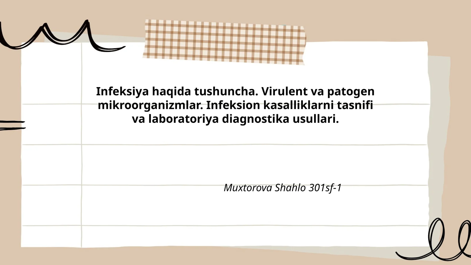 Muxtorova Shahlo 301sf-1
