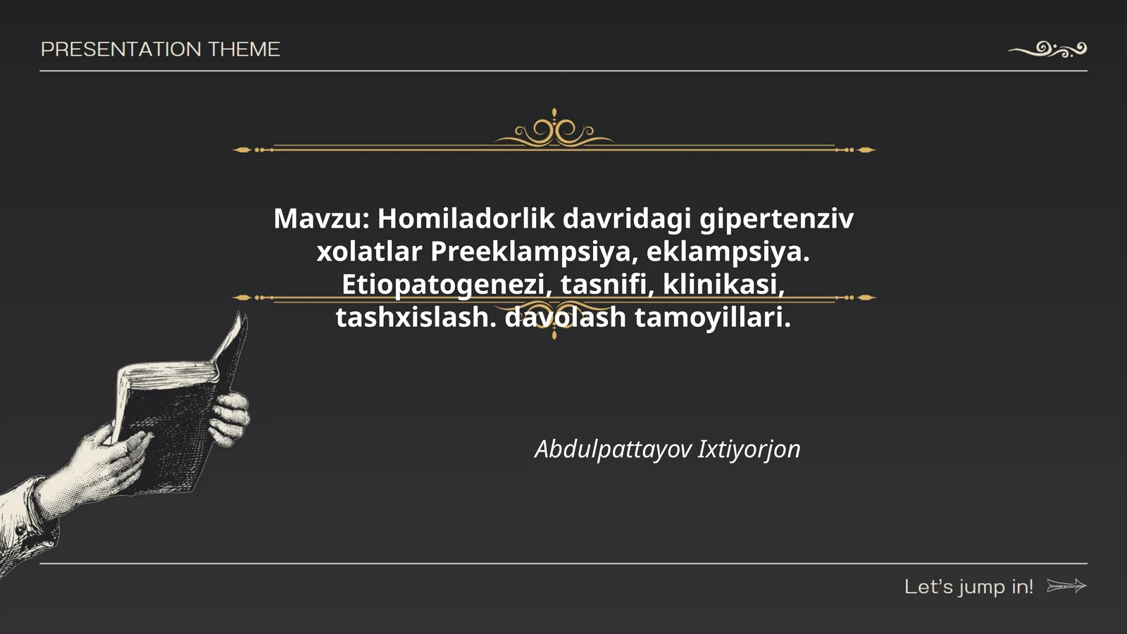 Homiladorlik davridagi gipertenziv xolatlar Preeklampsiya, eklampsiya