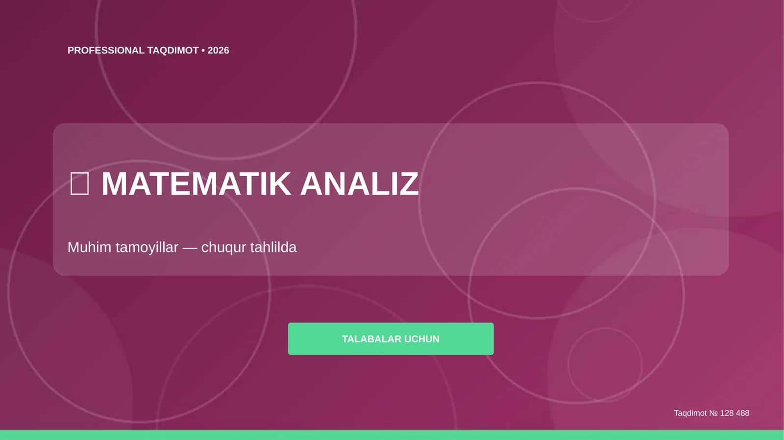 Matematik Analiz