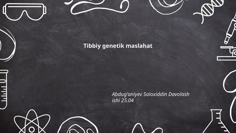 Tibbiy genetik maslahat