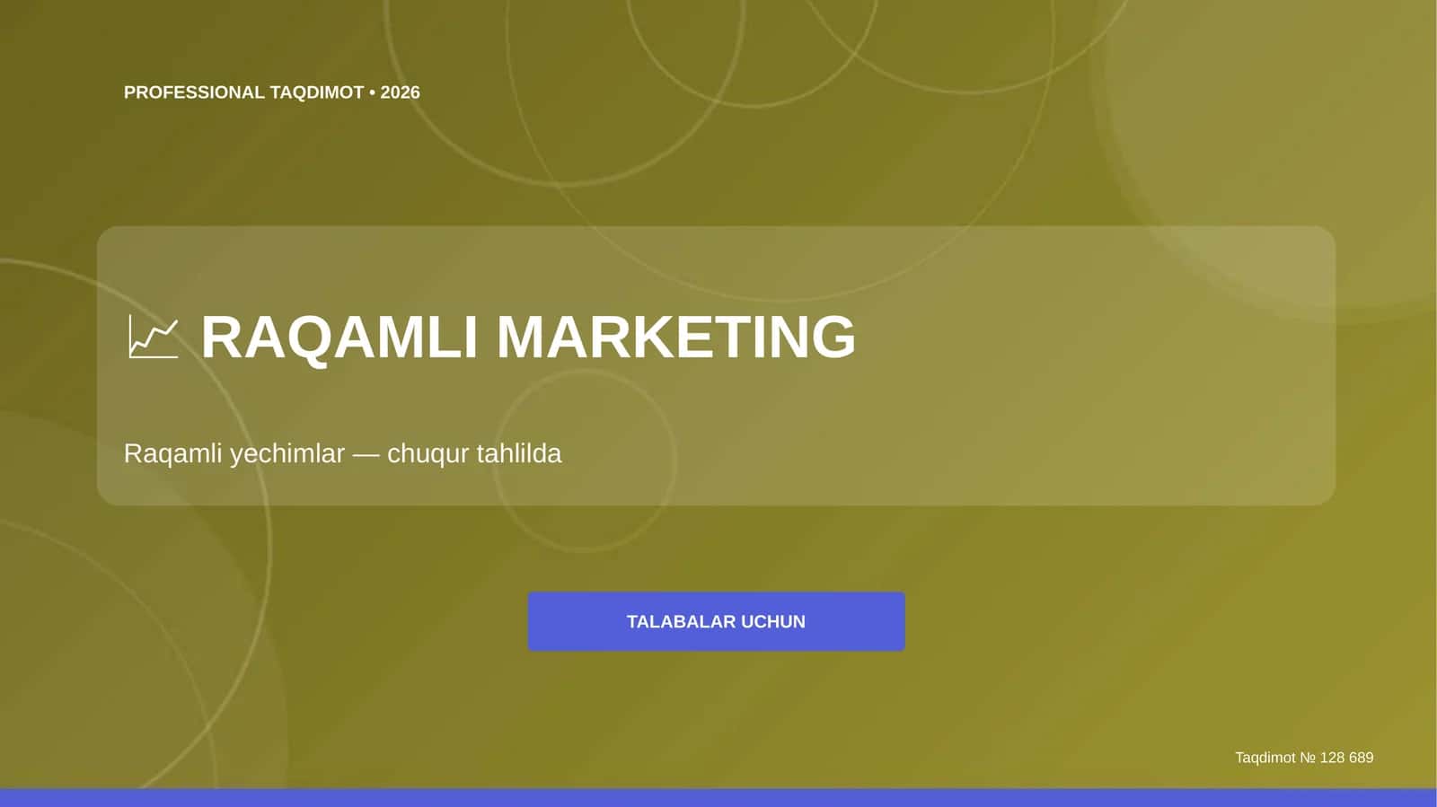 Raqamli Marketing