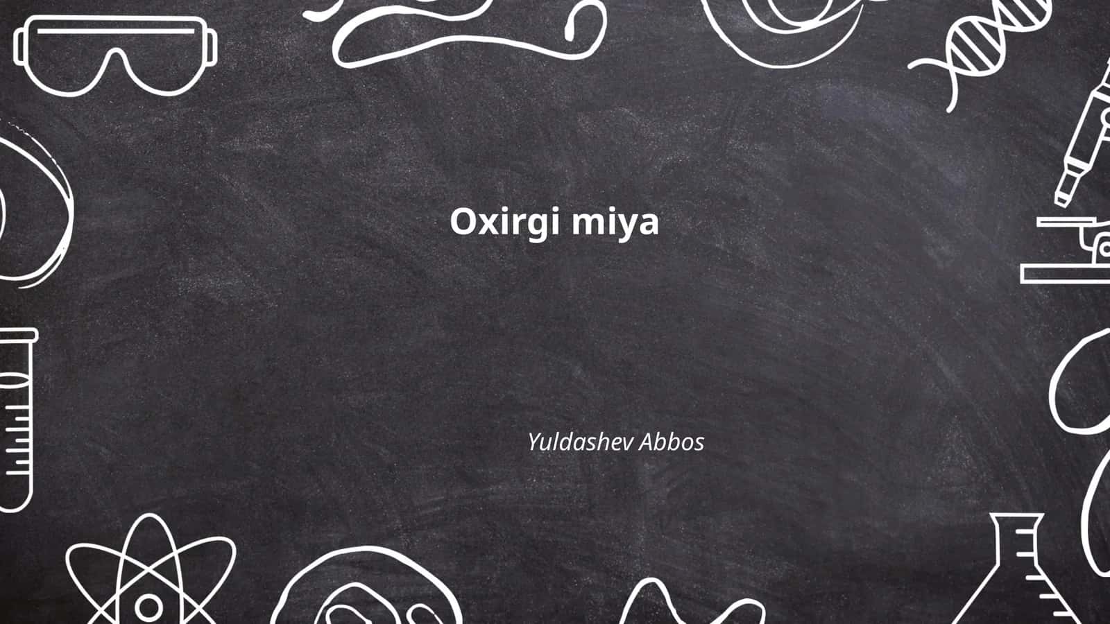 O'rta asrlarda Oxirgi miya haqida bilimlar