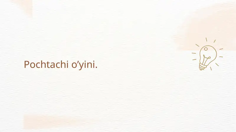 Pochtachi o'yini