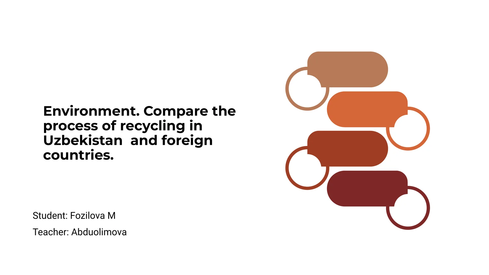 Recycling Practices in Uzbekistan and Foreign Countries