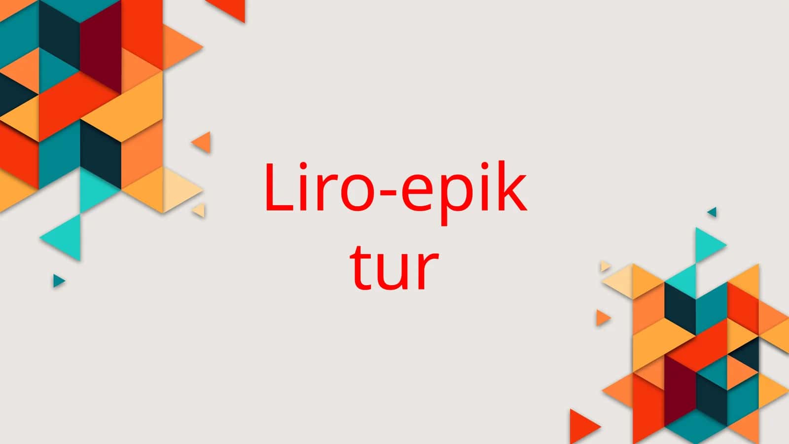Liro-epiktur