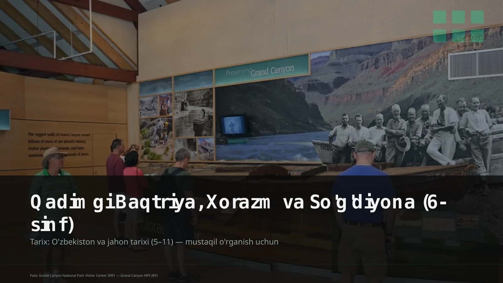 Qadimgi Baqtriya, Xorazm va So'g'diyona (6-sinf)