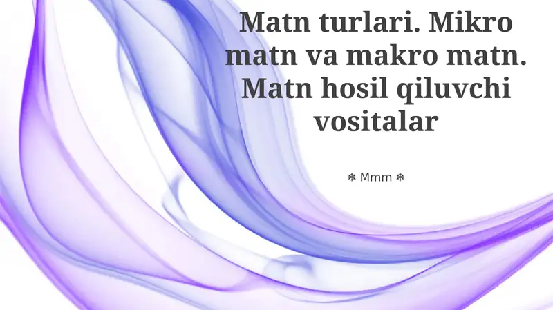 Mikro va Makro Matnlar: Asosiy Farqlar