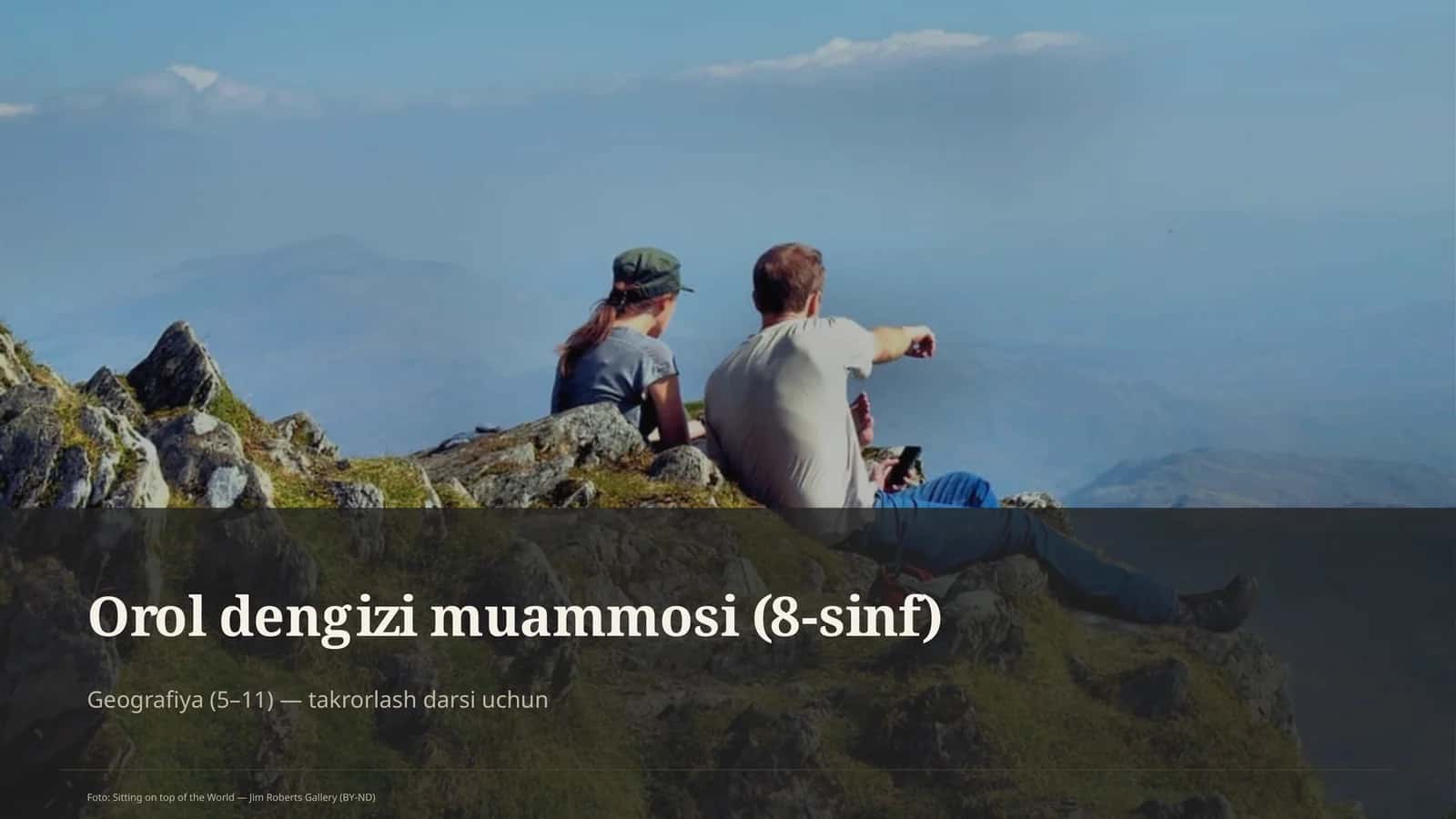 Orol dengizi muammosi (8-sinf)