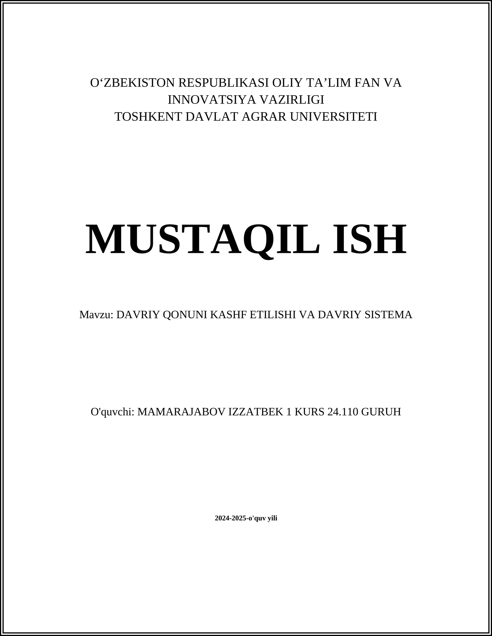 Atom tuzilishi