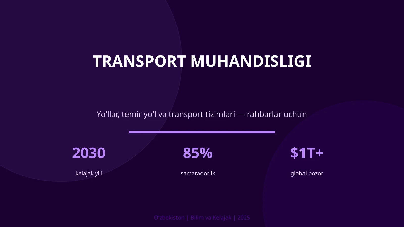Transport muhandisligi