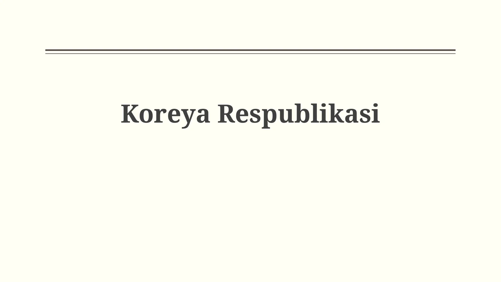 Koreya Respublikasi