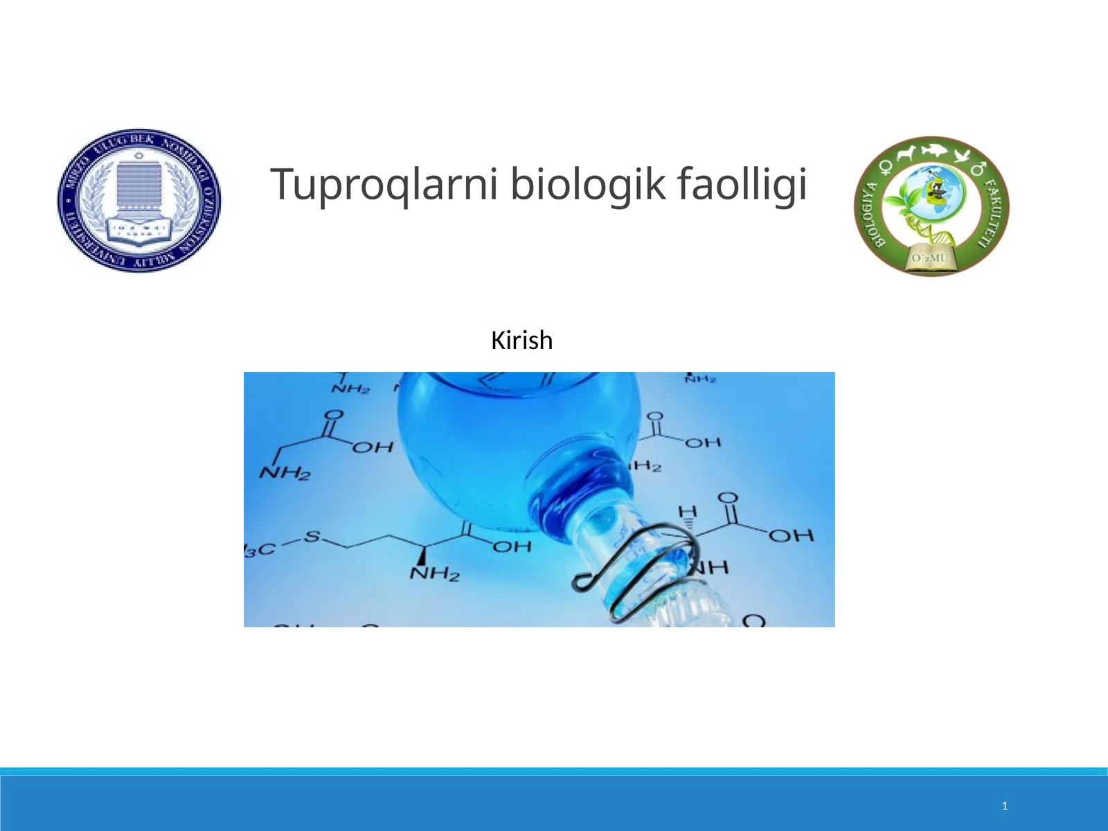 Tuproqlarni biologik faolligi
