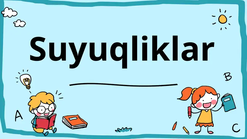Suyuqliklar